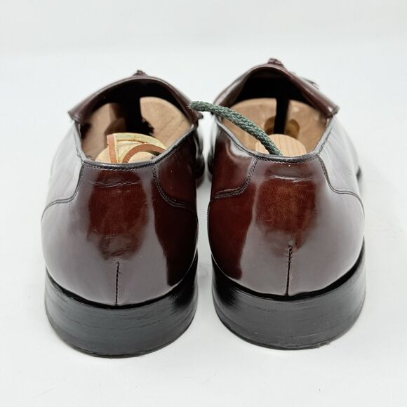 Johnston & Murphy Aristocrat Loafers Mens 10 C / A Burgundy Leather Tassels USA main image 10